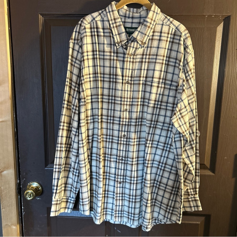 Outdoor Life Men's Plaid Shirt
Size XL